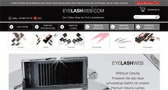 Desktop Screenshot of eyelashweb.com